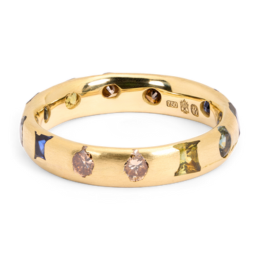 Cypress Gradient Celeste Ring - Made to Order